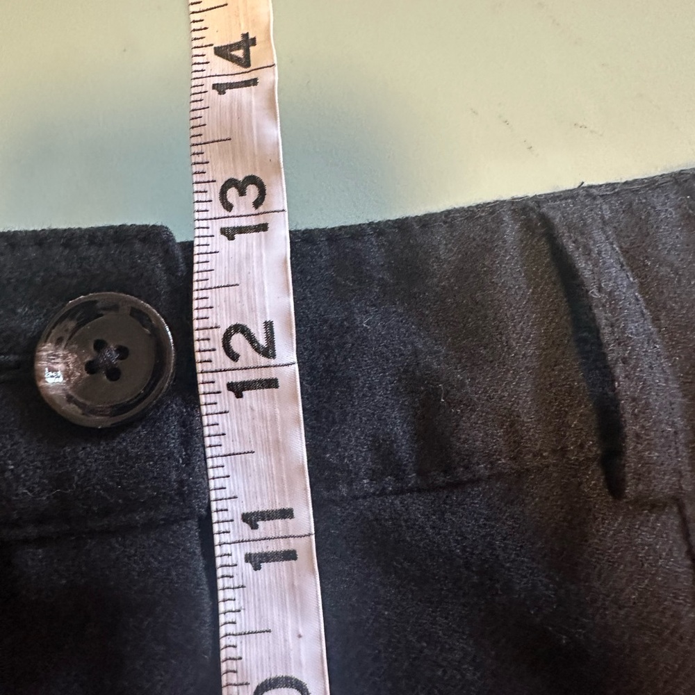 ME+EM wool blend wide leg trouser pants black size US 4 - Picture 7 of 8